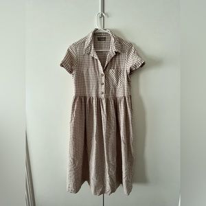 Urban Outfitters Checkered Midi Shirtdress